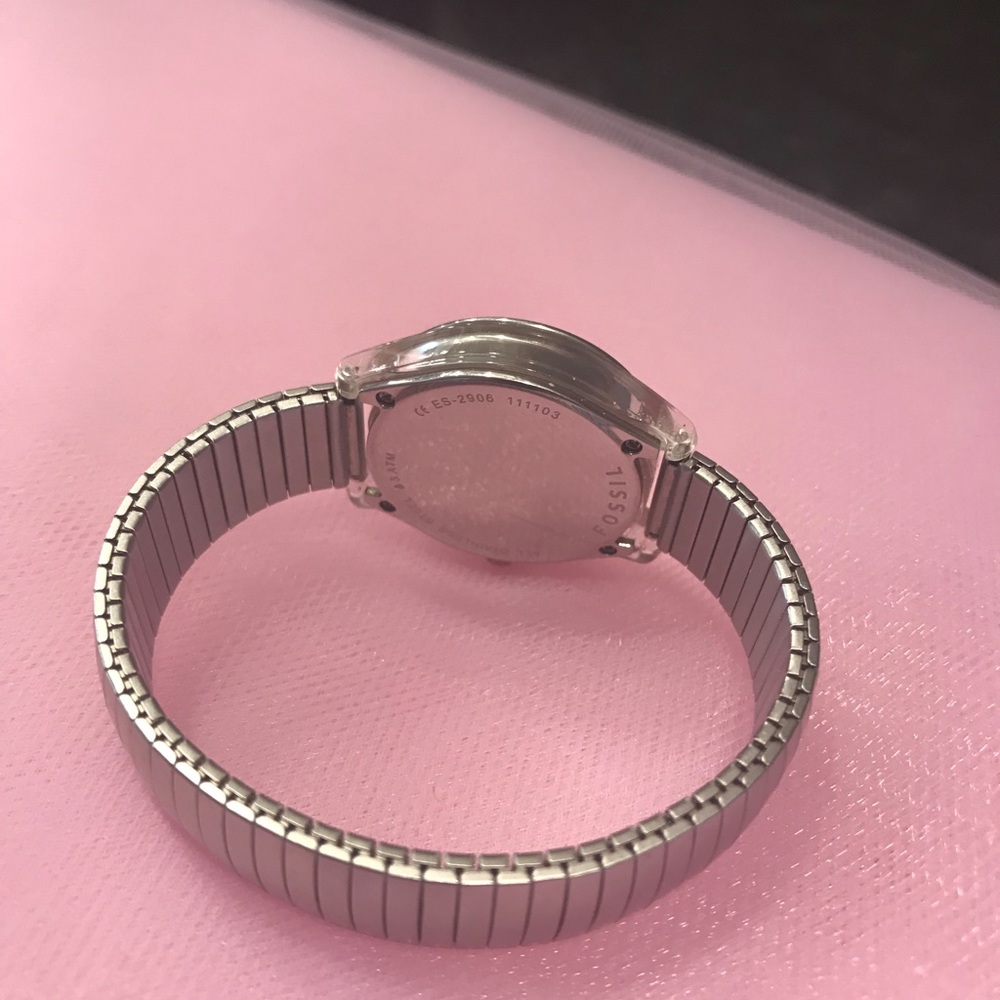 FOSSIL WATCH with crystals - Picture 2 of 2